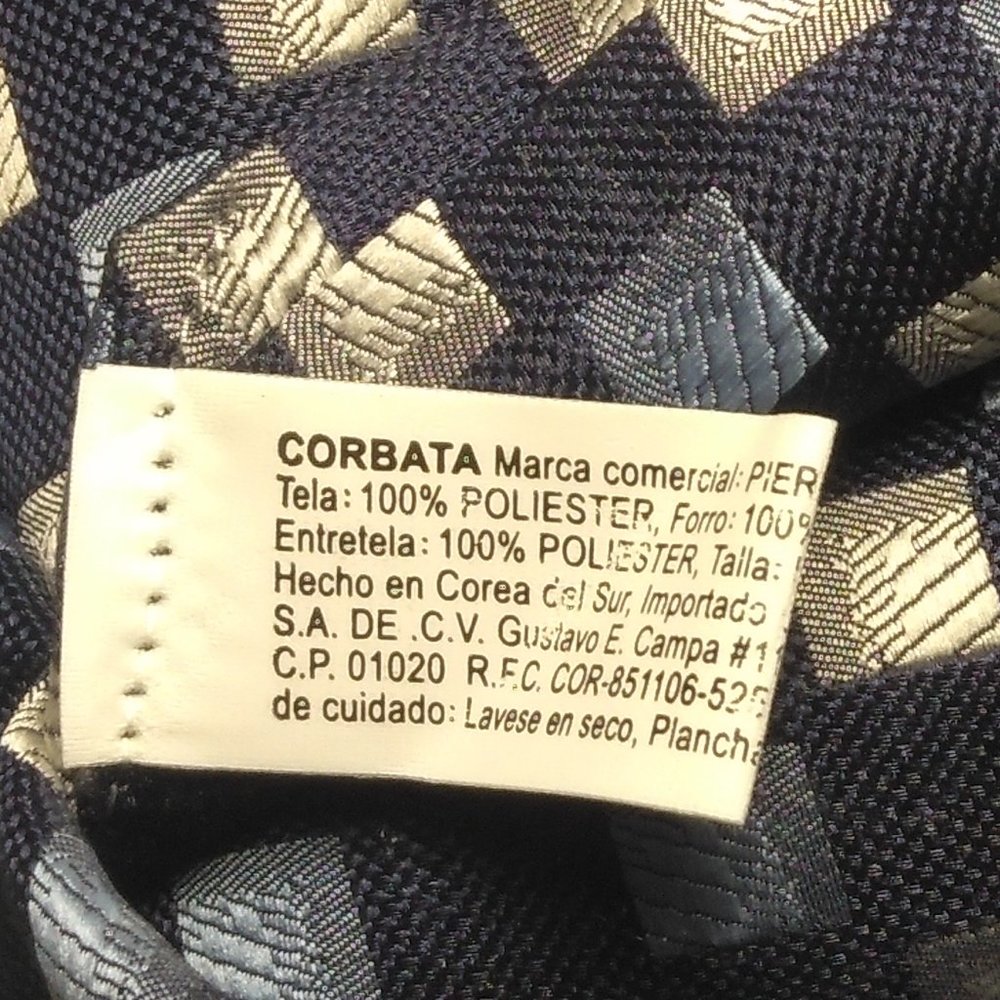 "Pierre Cardin" Diamond Design Tie - Picture 10 of 10